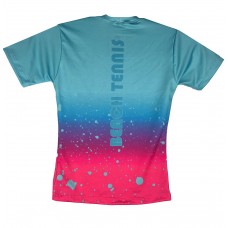 CAMISETA BEACH.ME ISA SELLA INFANTIL - AZUL/ROSA